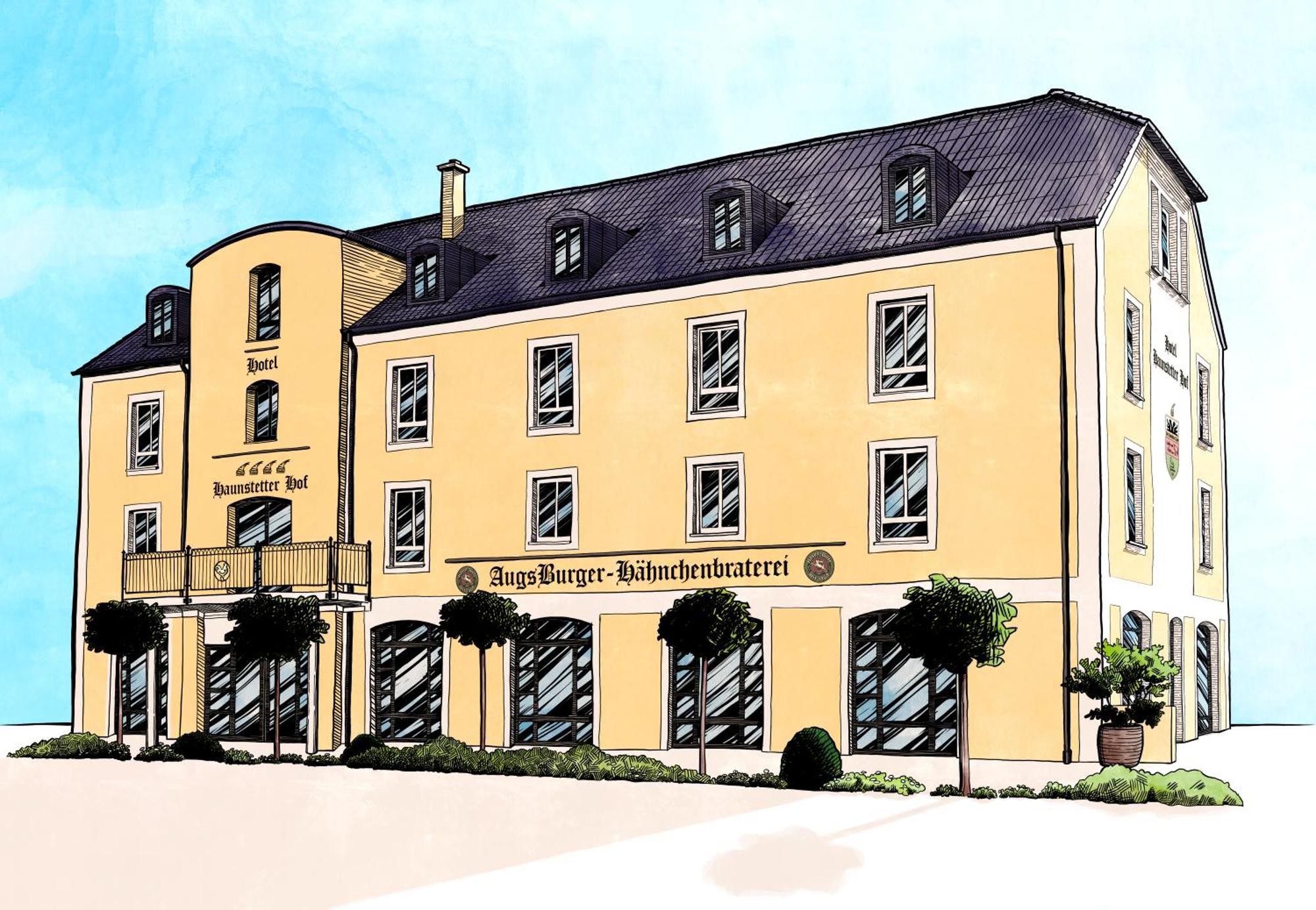 Haunstetter Hof Hotell Augsburg Eksteriør bilde